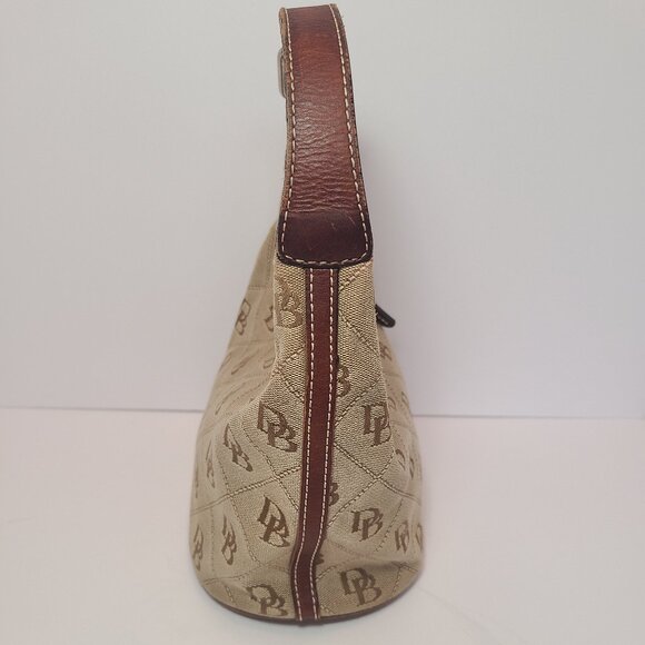 Dooney & Bourke Small Logo Purse w/ Leather Trim - Picture 4 of 16
